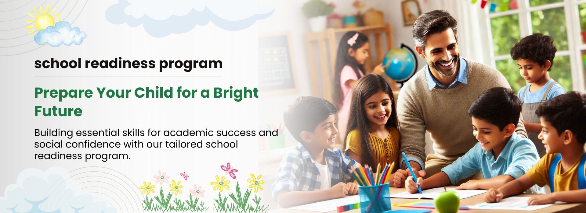 school readiness program banner