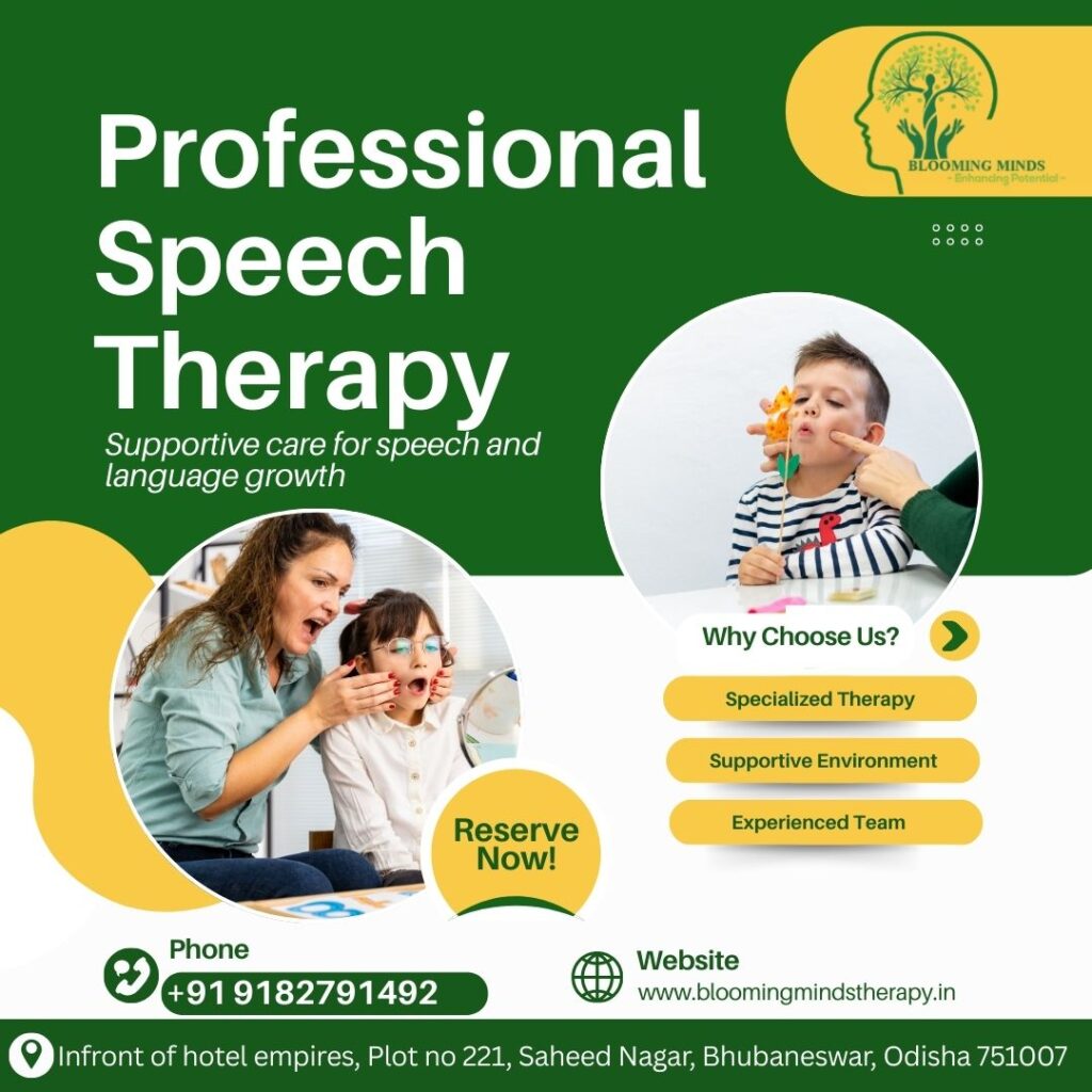 Best Speech Therapy Centre in Bhubaneswar | Blooming Minds